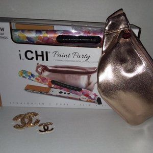 CHI Paint Party 1" Flat Iron w/ FREE Fanny Pack